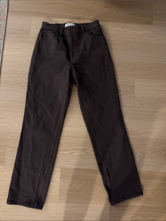 Abercrombie & Fitch Denim - Abercrombie & Fitch women’s Brown Straight Jeans